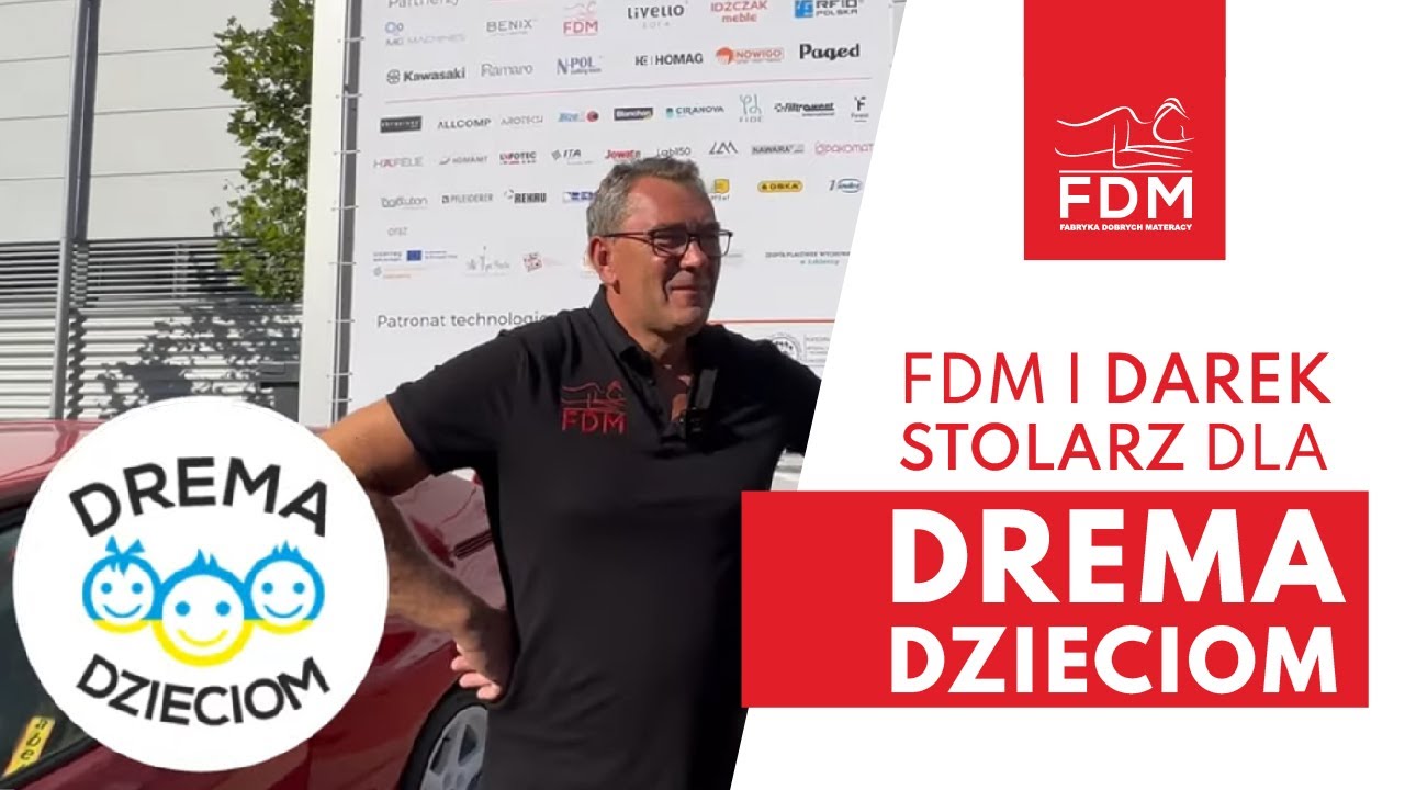 Fabryka Dobrych Materacy i Darek Stolarz dla Drema Dzieciom