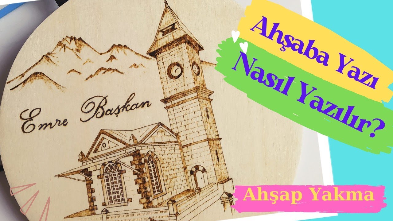 Ahşap Yakma Sanatı ile Ahşap Üzerine Yazı Nasıl Yazılır | Ahşap yakma | Pyrography | Wood burning