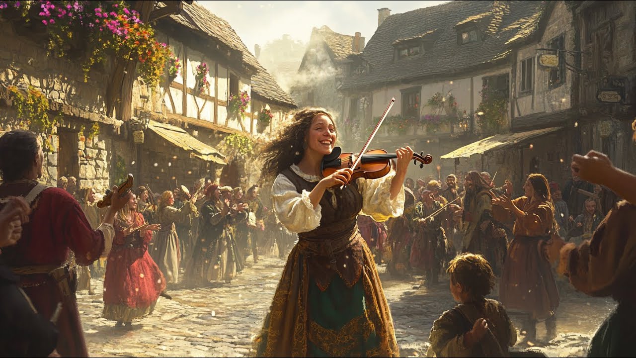 Celtic Fiddle Energy – Dance Through Irish Meadows with Joyful Tunes