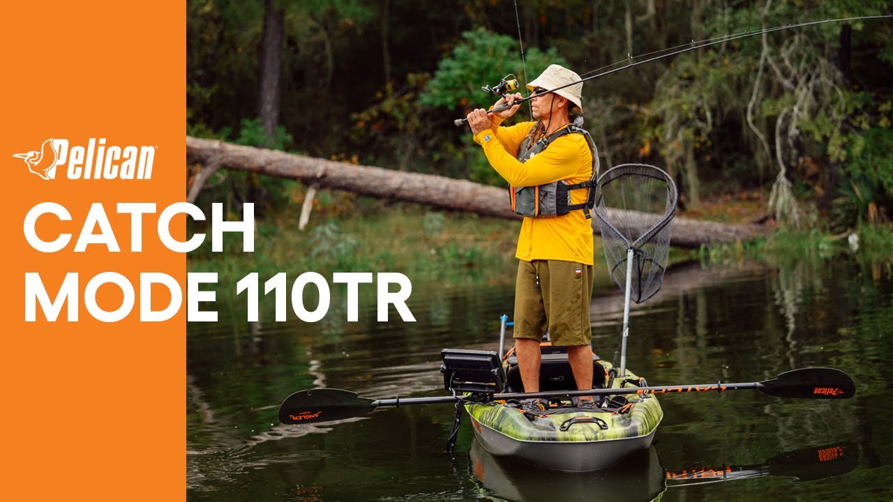 PELICAN | CATCH MODE 110TR Fishing kayak on Water