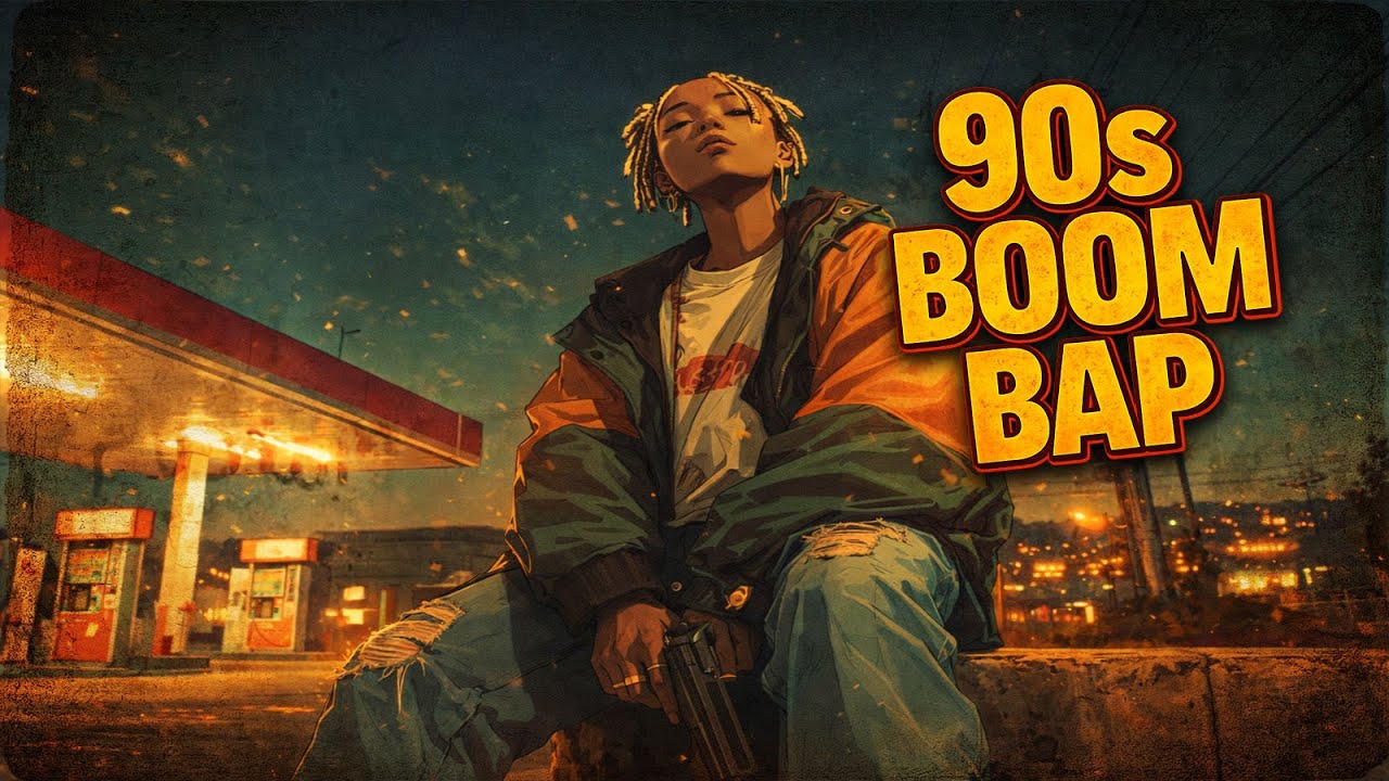 90s Boom Bap Lofi Mix – Downtown 1998 | Late Night City Vibes