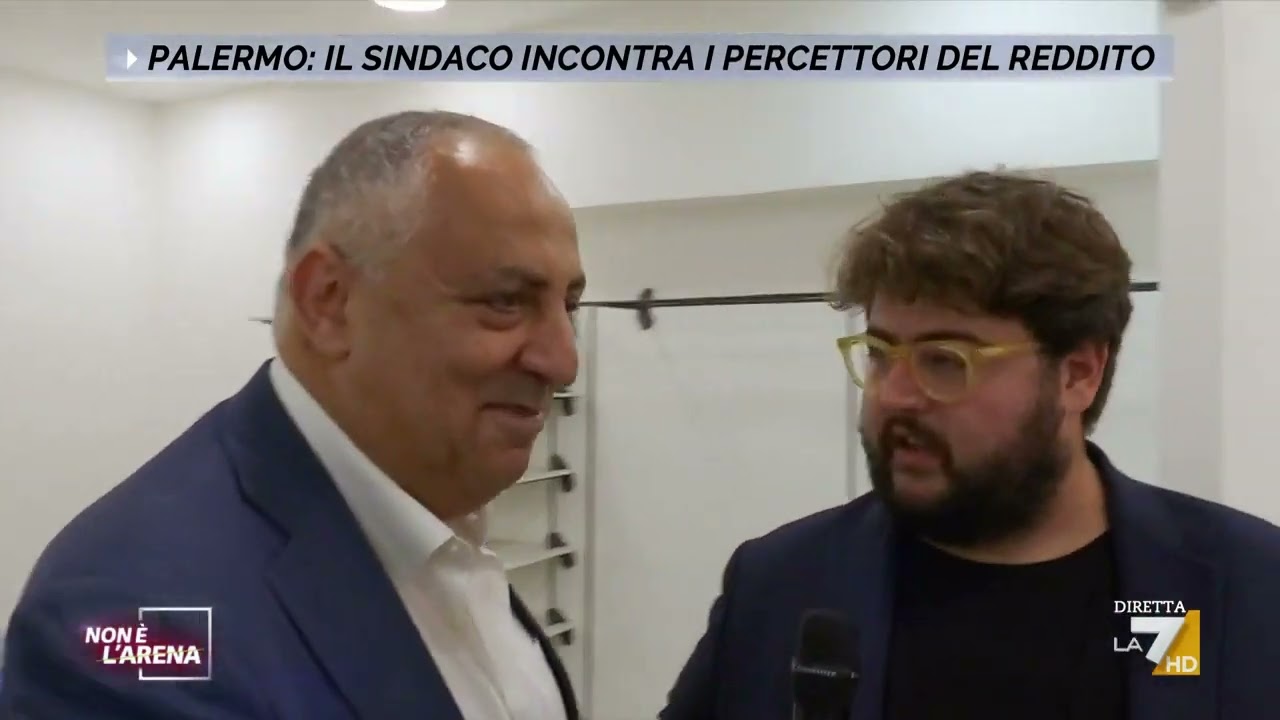 I percettori di reddito di cittadinanza incontrano il nuovo sindaco di Palermo. Il servizio di ...