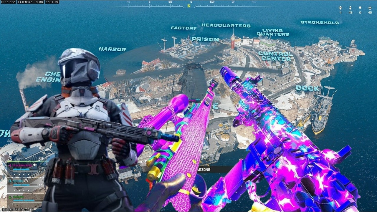 ❄️ Me escondí en la nieve y GANÉ 😂 (KAR98K rota y SUPERI46 ,WARZONE RESURGIMIENTO)/XBOX SERIES X.