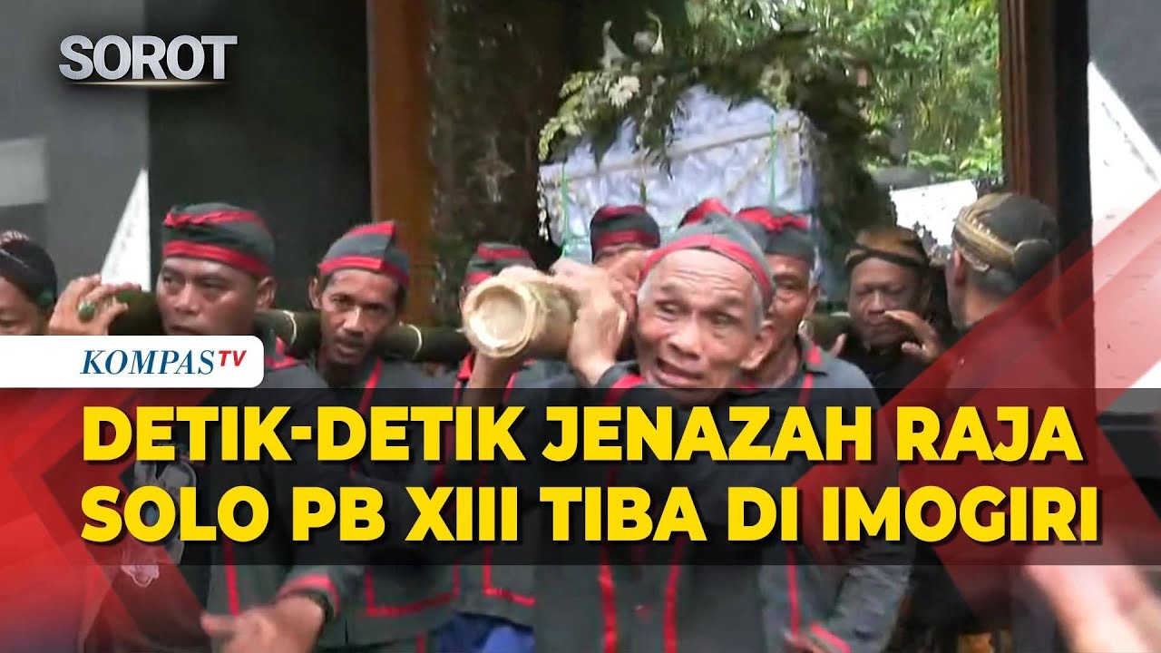 Detik-Detik Jenazah Raja Solo Pakubuwono XIII Tiba di Pemakaman Imogiri, Salawat Bergema