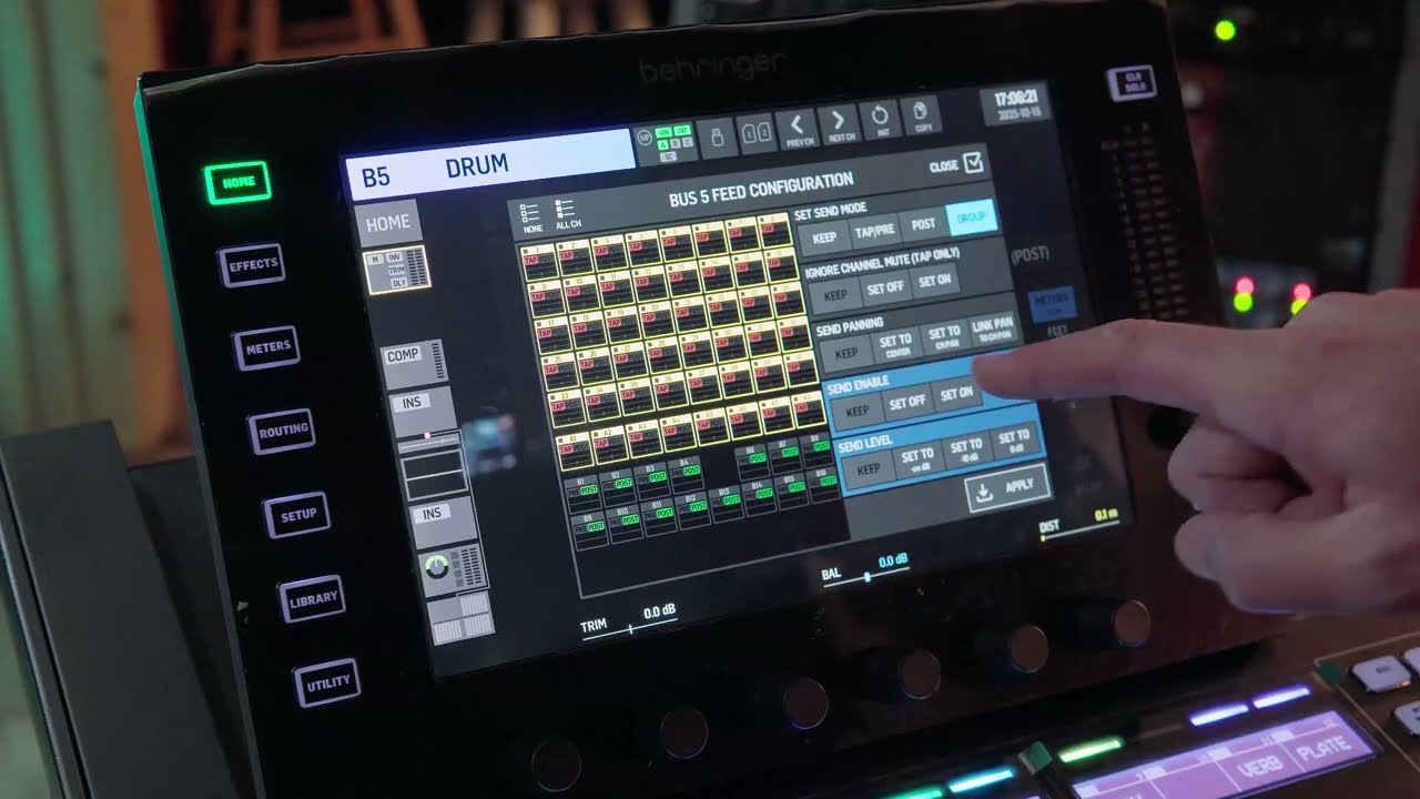 Эпизод 3 — Группы и рабочие процессы микширования — Behringer Wing Setup Series