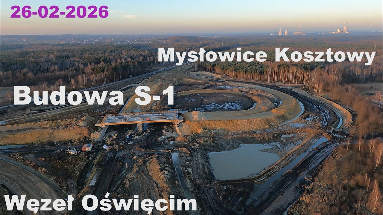 Budowa S-1 #33  Węzeł Oświęcim - Mysłowice Kosztowy