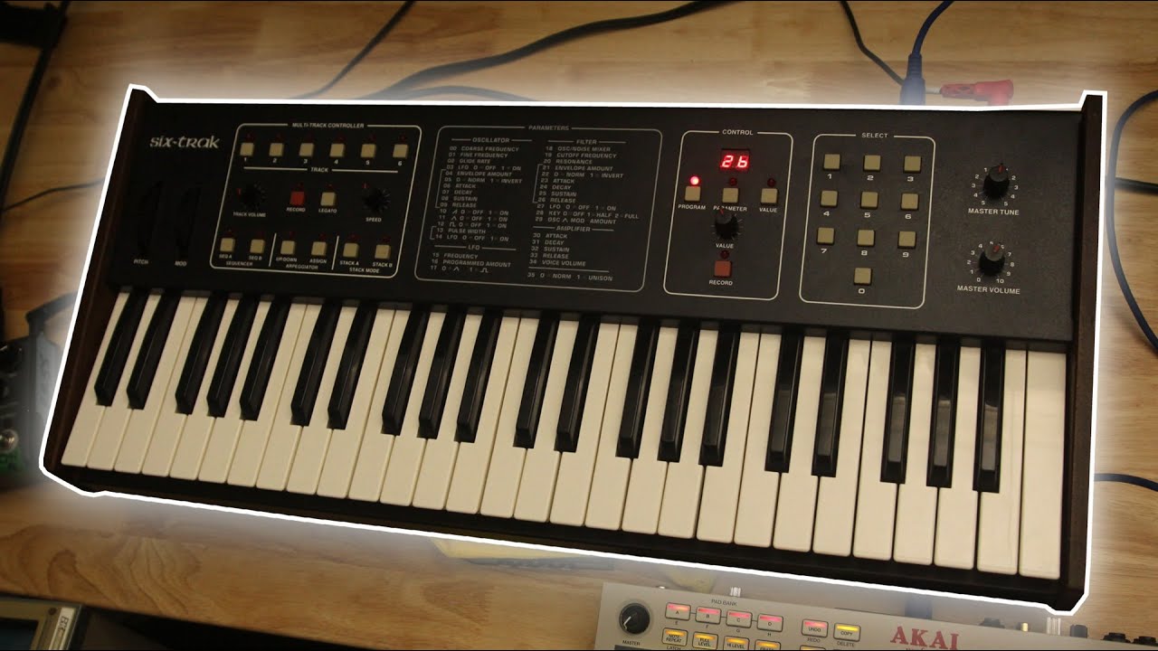 Sequential Circuits Six-Trak // 80's Poly, and the OG Groovebox