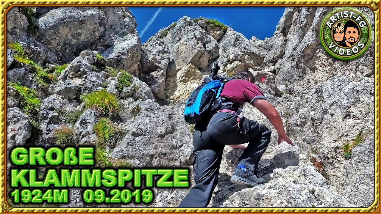 GRO&szlig;E KLAMMSPITZE 1924m. Ab Linderhof. Ammergauer Alpen. 09.2019.