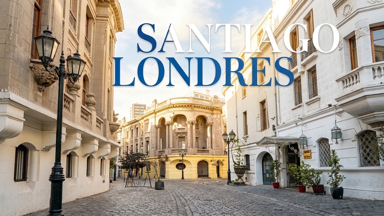 Caminando por el Barrio París/Londres en Santiago