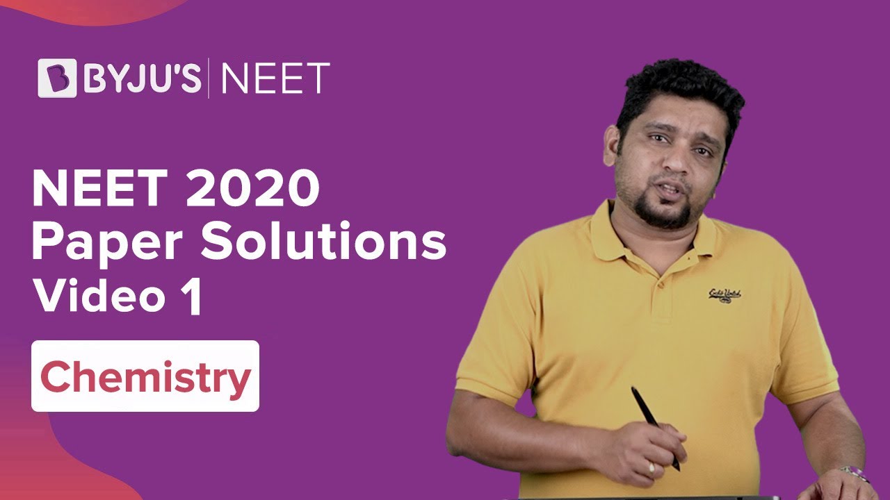 NEET 2020 - Chemistry Paper Analysis | Inorganic Chemistry -1 | NEET Exam | Abhilash | Byju's NEET
