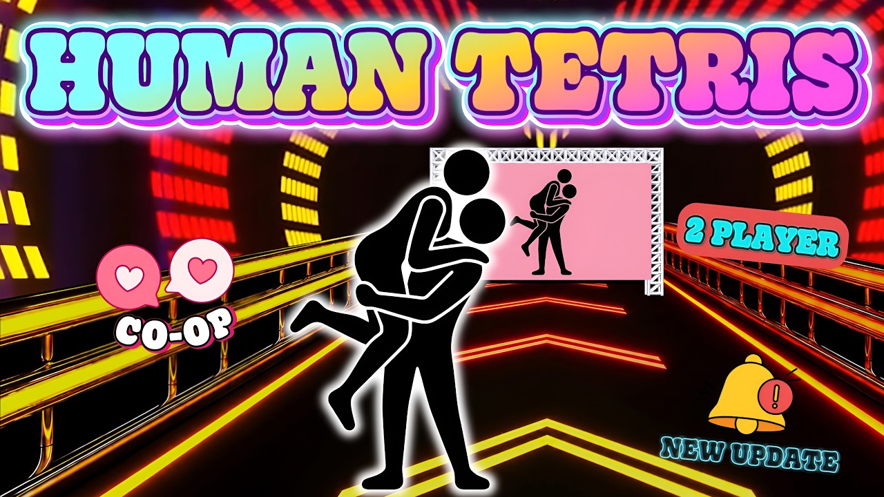 HUMAN TETRIS | 2-Player Co-op | Sync Challenge | High-Quality Immersive Interactive Warm-Up #27