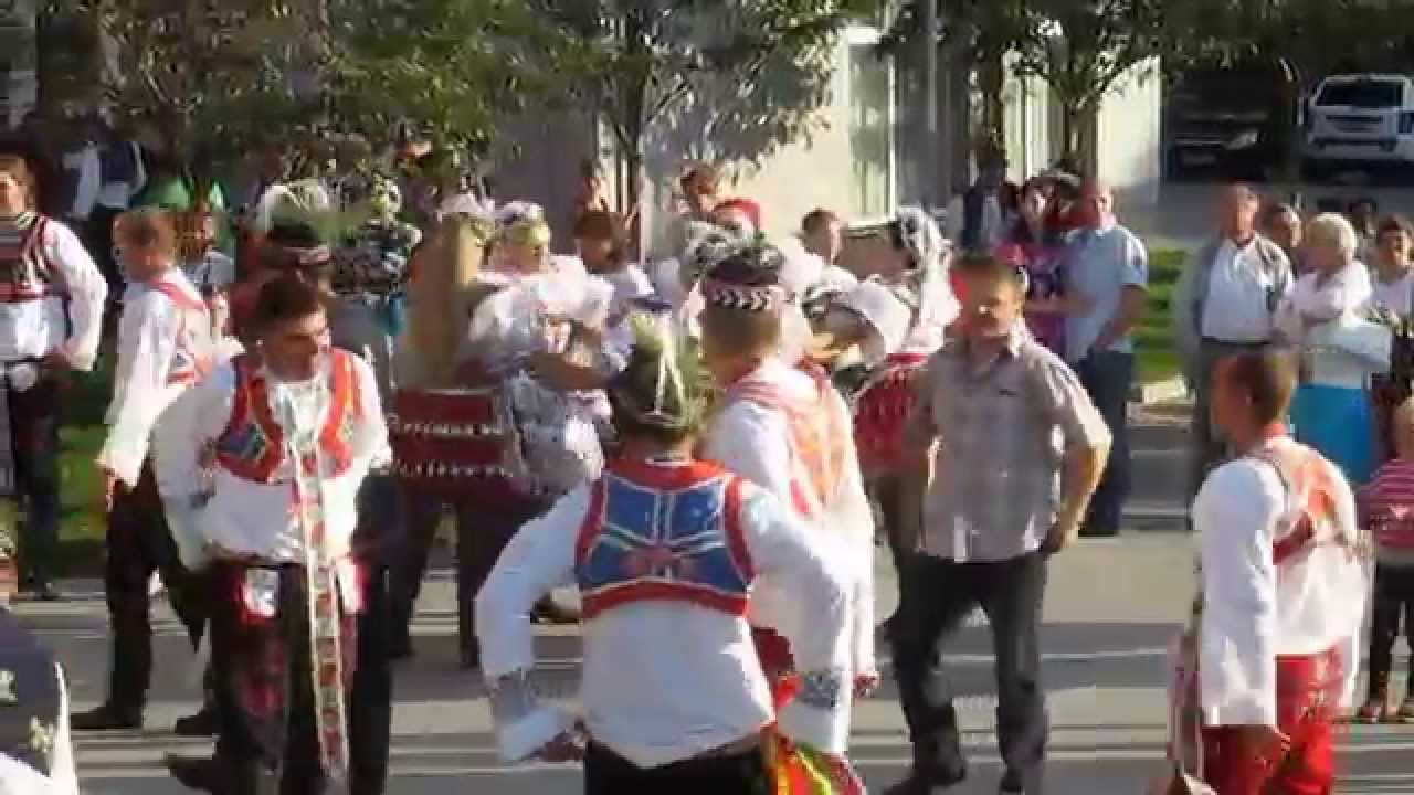 Hody Slatina 2012, verbuňk na náměstí