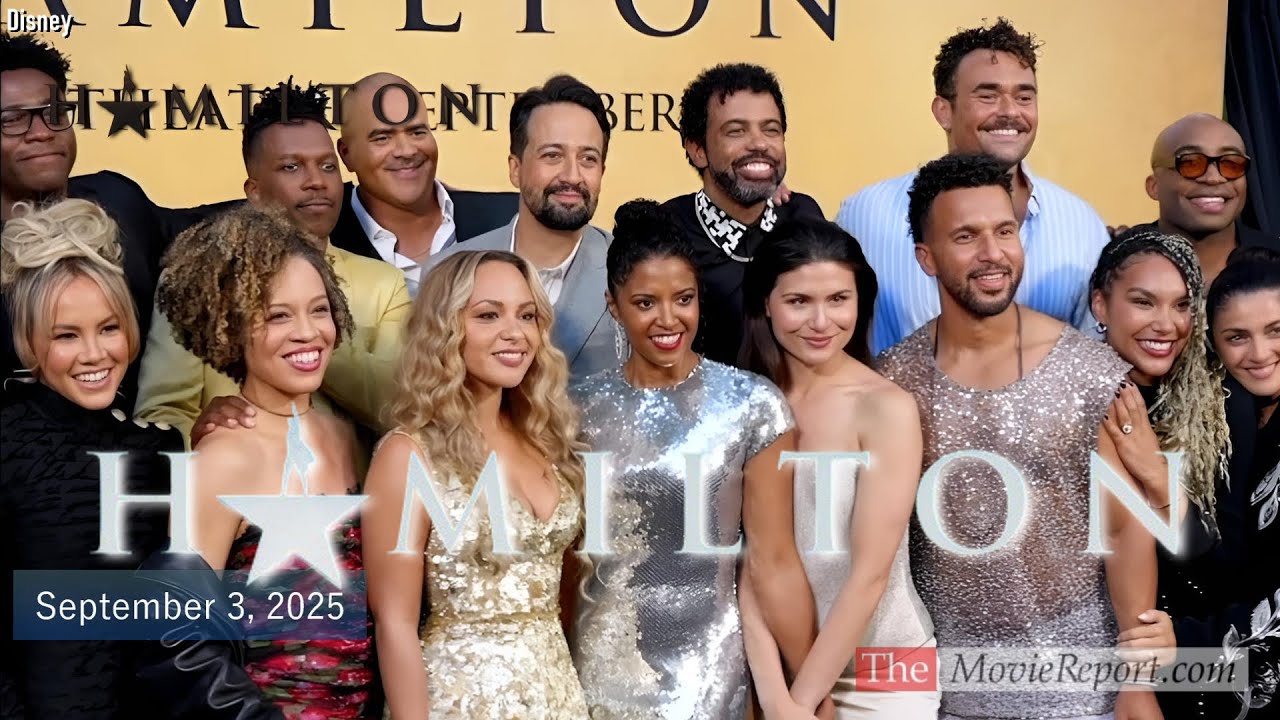 HAMILTON movie New York premiere Lin-Manuel Miranda, Leslie Odom Jr, cast & crew - September 3, 2025