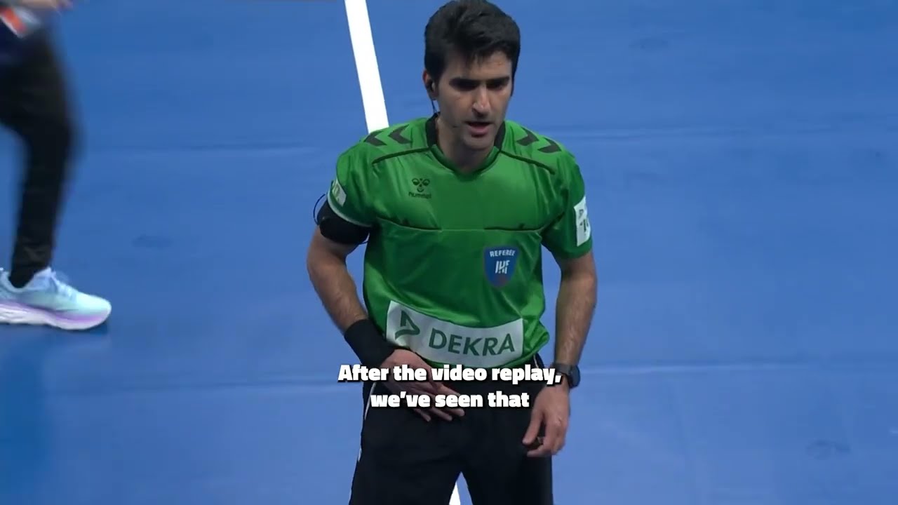 RefMic debut at the IHF Handball World Championships 🙌