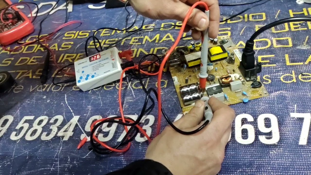 NUEVA HERRAMIENTA PARA DESCARGAR CAPACITORES EN FUENTES CONMUTADAS.