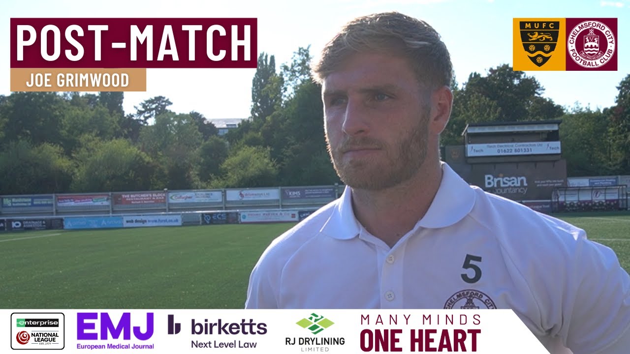 Joe Grimwood Post Maidstone United (A)