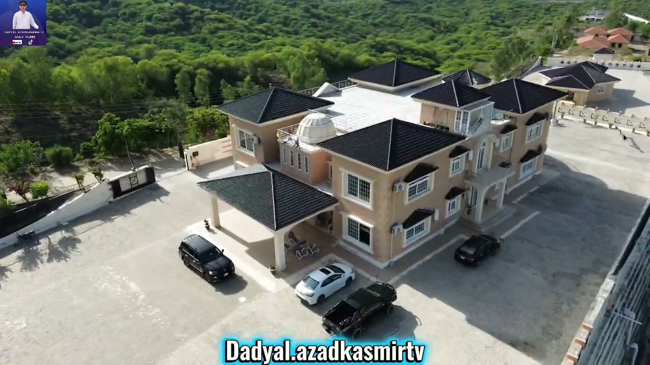 Drone View of Beautiful Mansion of Ch Asad Yaqoob of Badaar,Dadyal,Azad Kashmir 2026
