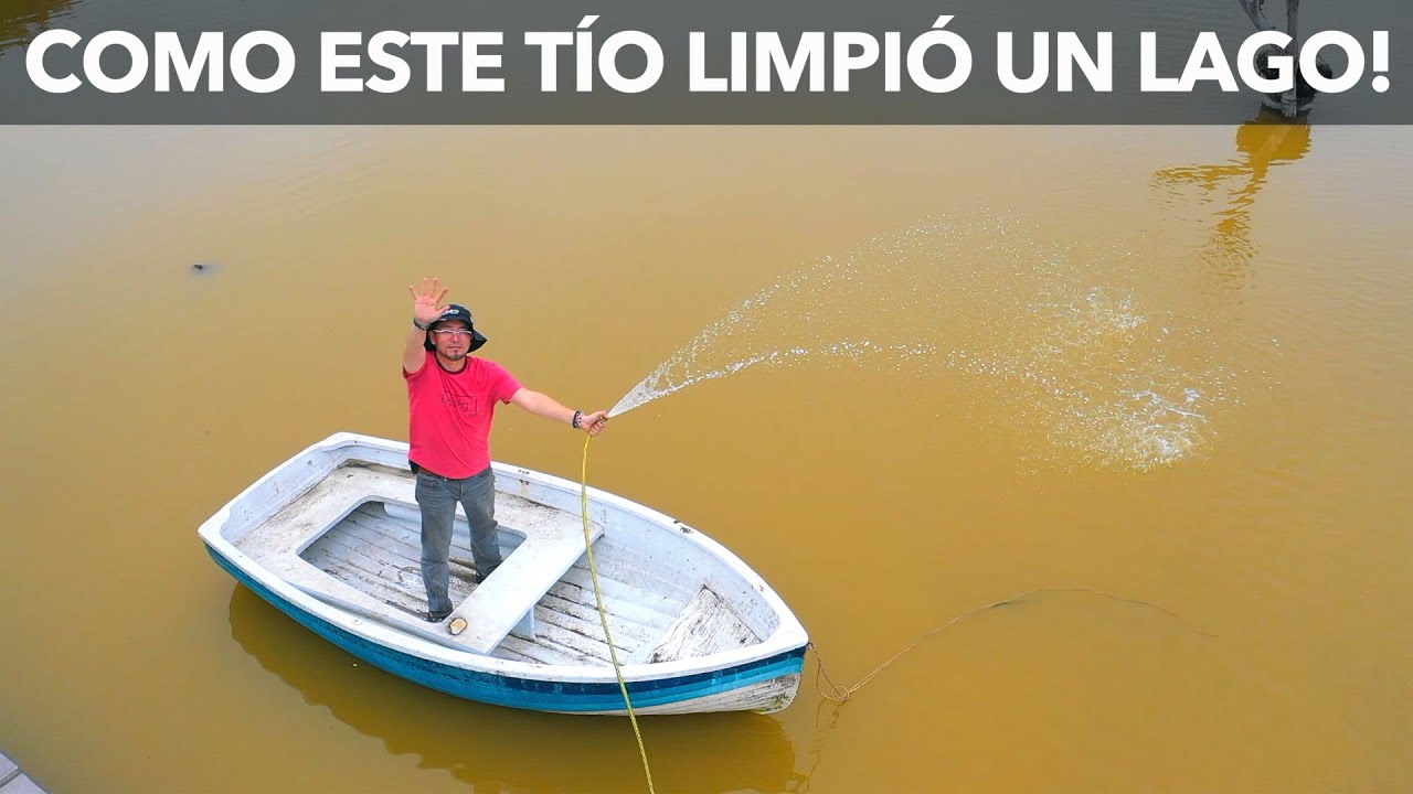 Como este tío limpió un lago!