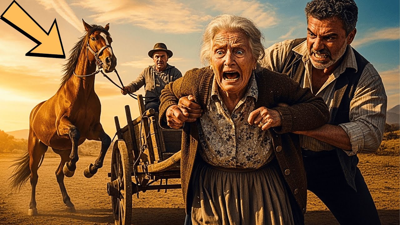 Mente per farla internare in un manicomio, ma un cavallo blocca la carrozza e rivela l'inganno.
