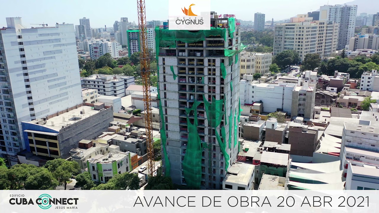 EDIFICIO CUBA CONNECT - AVANCE DE OBRA 20 ABRIL 2021