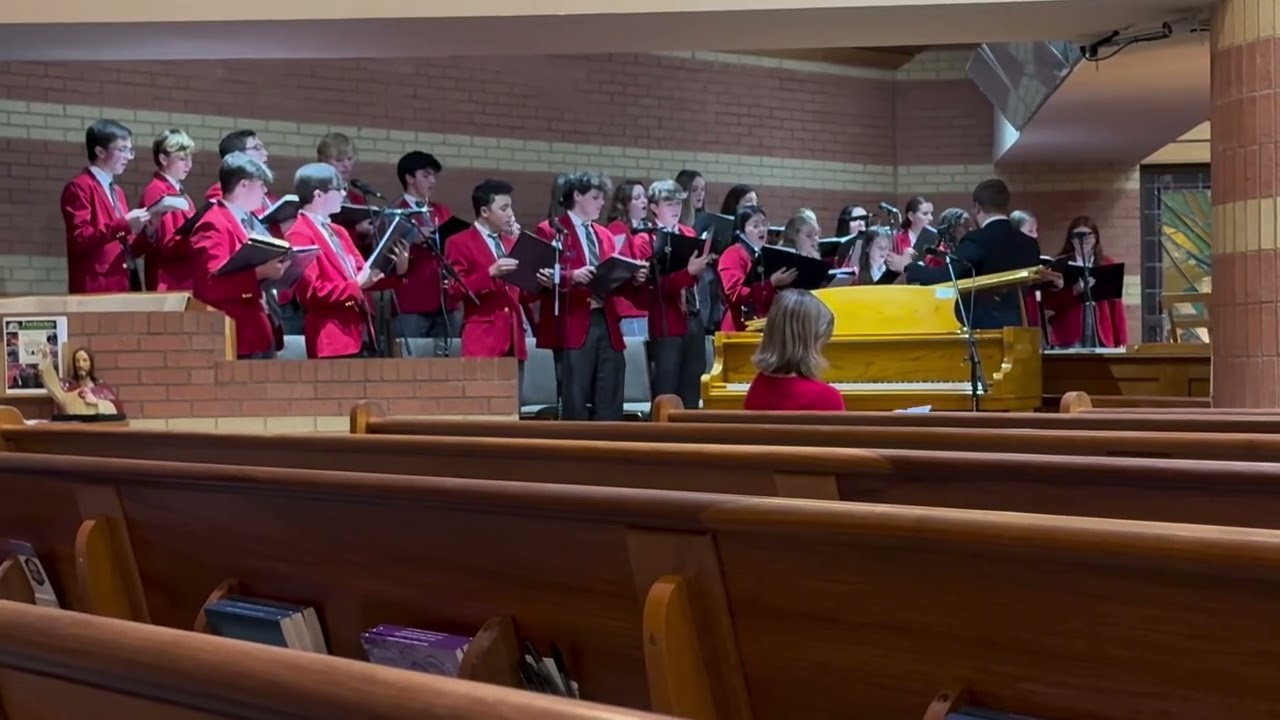 Our Chamber Choir did a beautiful job at their annual Lessons & Carols - St. Michael Catholic High
