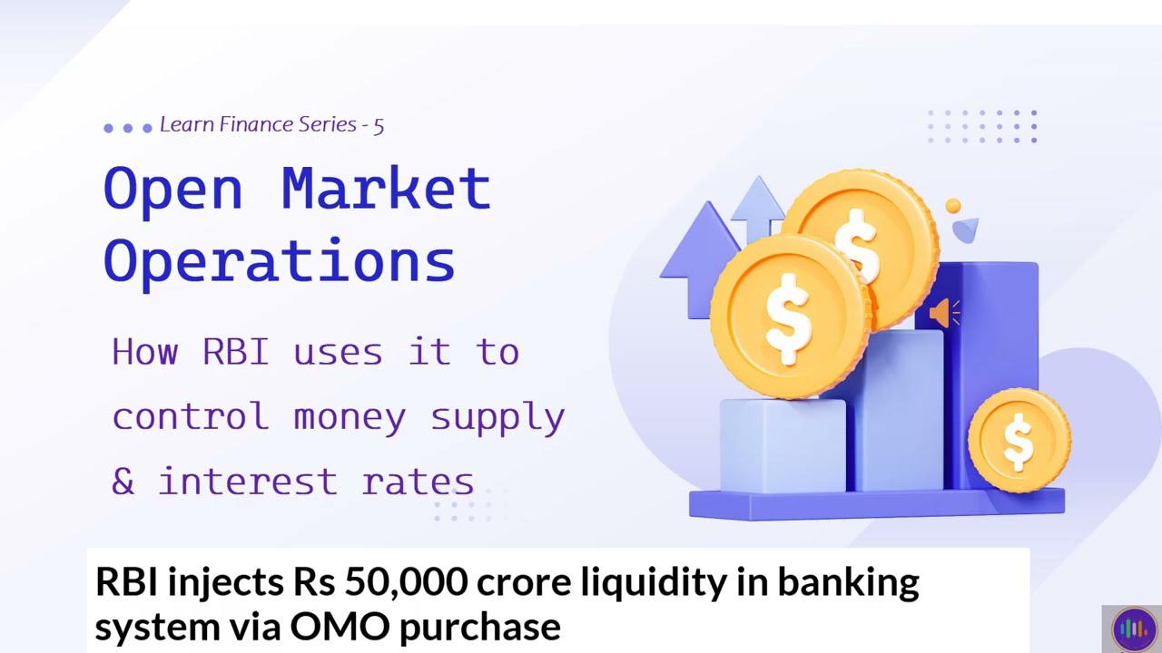 Open Market Operations (OMO) Explained &ndash; How RBI Controls Money Supply, Inflation & Interest Rates
