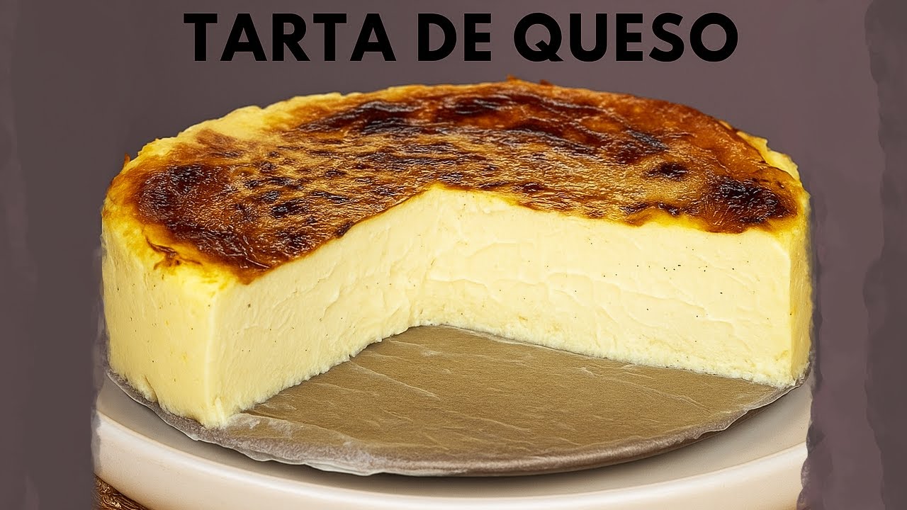 Cheesecake Basque 🧀 | Tarta de Queso San Sebasti&aacute;n, Cr&eacute;meux et Fondant . Meilleure recette