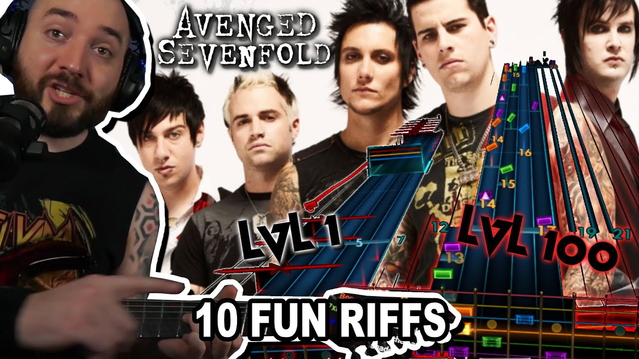 10 FUN RIFFS/LICKS TO SIGHTREAD IN ROCKSMITH: Avenged Sevenfold Edition!