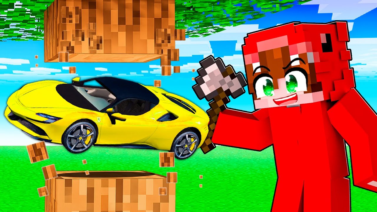 Todos los Bloques dan COCHES REALES en Minecraft!