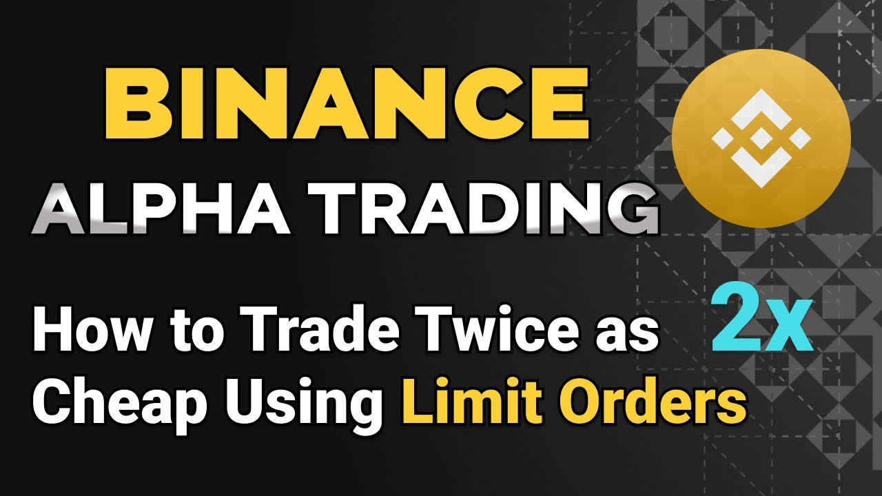 Binance Alpha Trading with Limit Orders