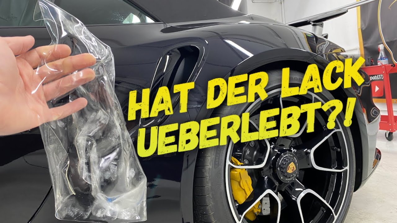 PPF Folie direkt zerbombt! Sinnvoll für Sportwagen? Porsche 992 Turbo S // Paddy poliert VLOG