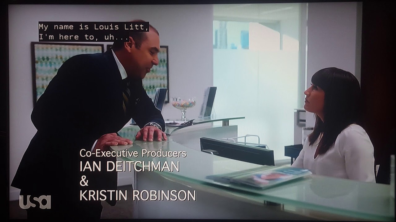 Suits S8 Ep5 'Good Morning' Louis Litt CHUBBY CHECKER