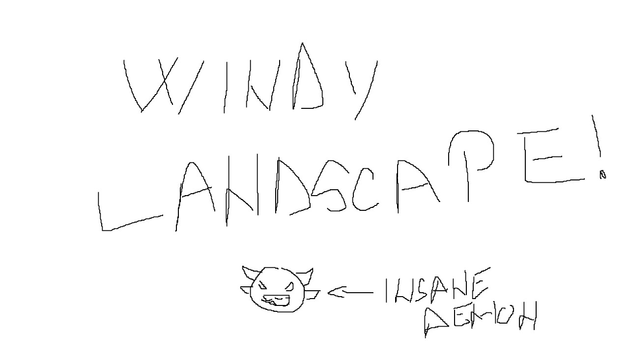 🔴Windy Landscape (Insane Demon) | Geometry Dash  (Portrait)