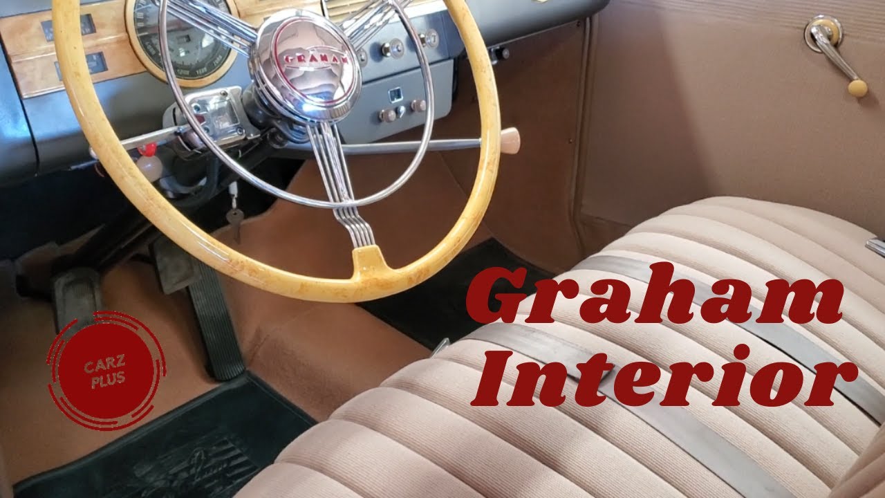 Graham Sharknose Interior  - 1930's & 1940's Car Interior Materials
