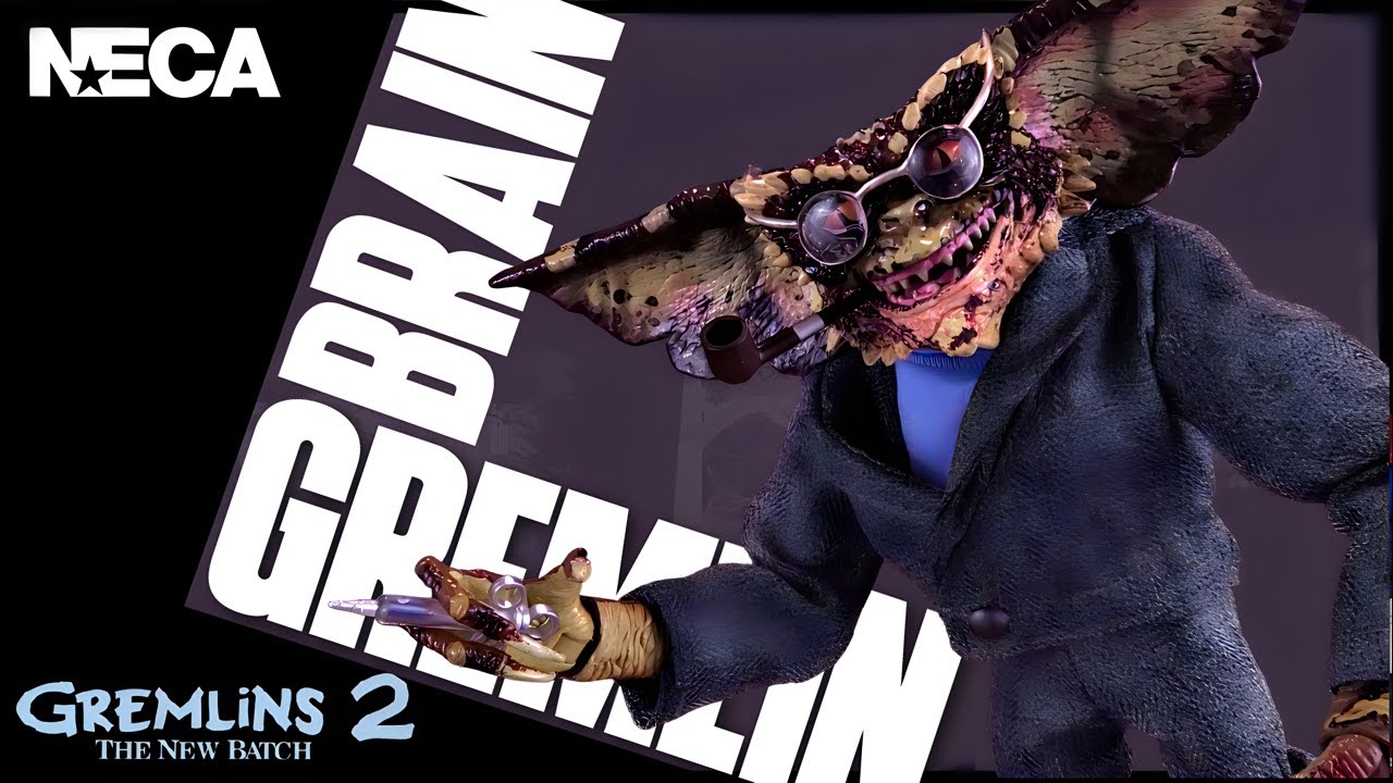 NECA Toys Gremlins 2 The New Batch Ultimate Brain Gremlin Figure Review @The Review Spot