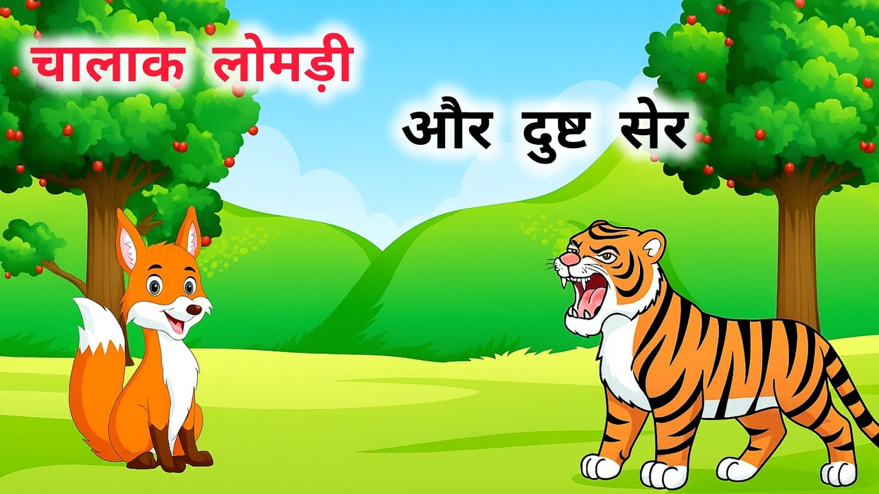 चालाक लोमड़ी और दुष्ट शेर | Hindi Kahani | Moral Stories | Panchtantra kahani