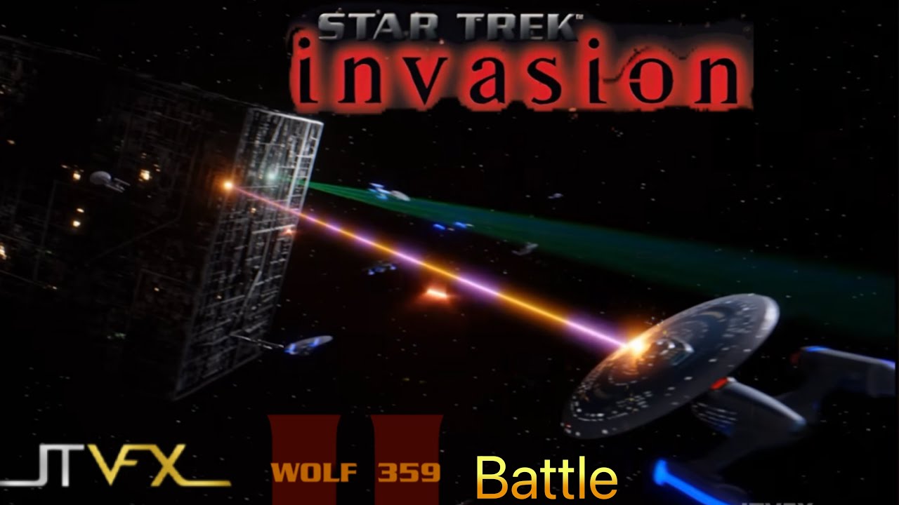 STAR TREK INVASION Parts 1 & 2 (Wolf 359 Battle) Full Movie 