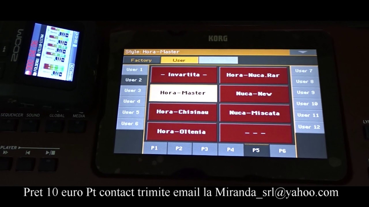 Demo Korg Pa 700 Set Korg Pa 700 Romania