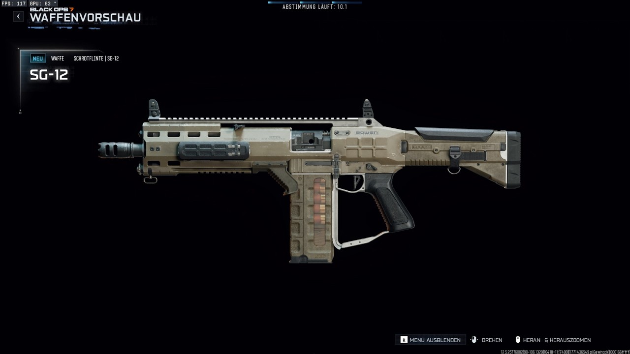 COD BO7 Multiplayer#018 SG 12 Schrotflinte TEST | Escalation Diretive abgeschlossen |🙃[HD][PC]