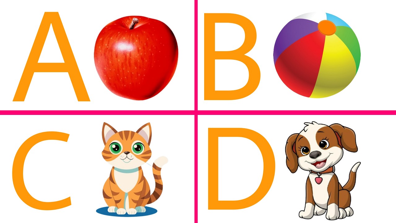 Abcd song, Abc learning for toddlers, super colorful alphabet a   z, nursery rhymes