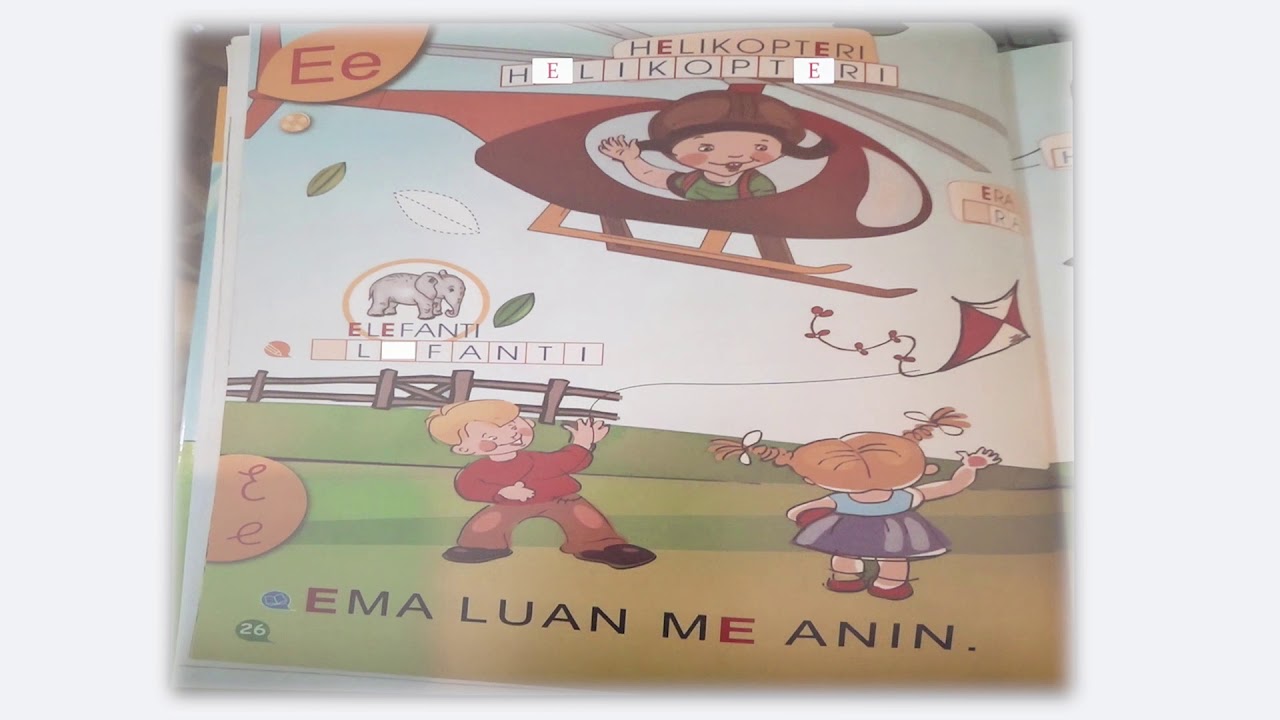 1 01 038 - Java e tetë - Gjuhë shqipe - Grafiku i shkronjës E të shtypit