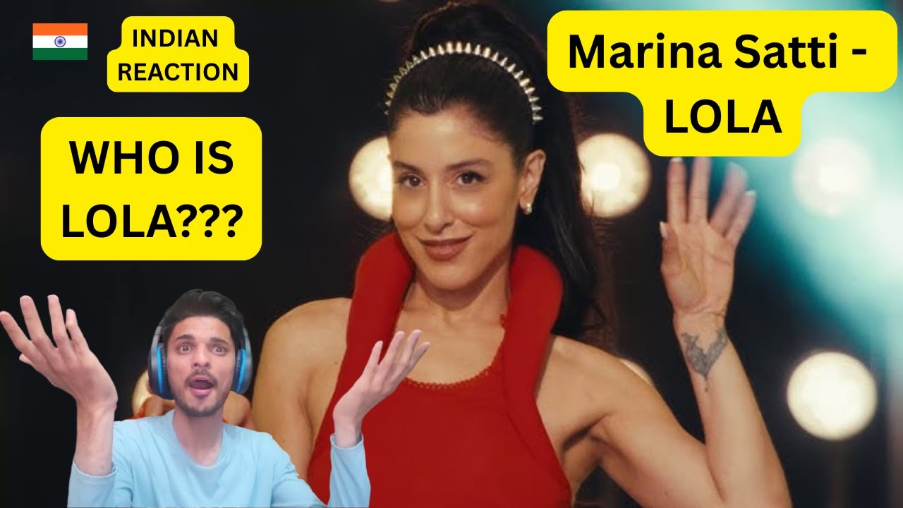 "INDIAN REACTION ON "Marina Satti - LOLA (Official Music Video)" (