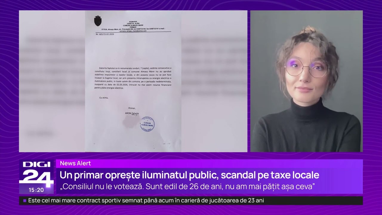 Un primar stinge lumina în comună, după ce consilierii locali nu au votat noile taxe