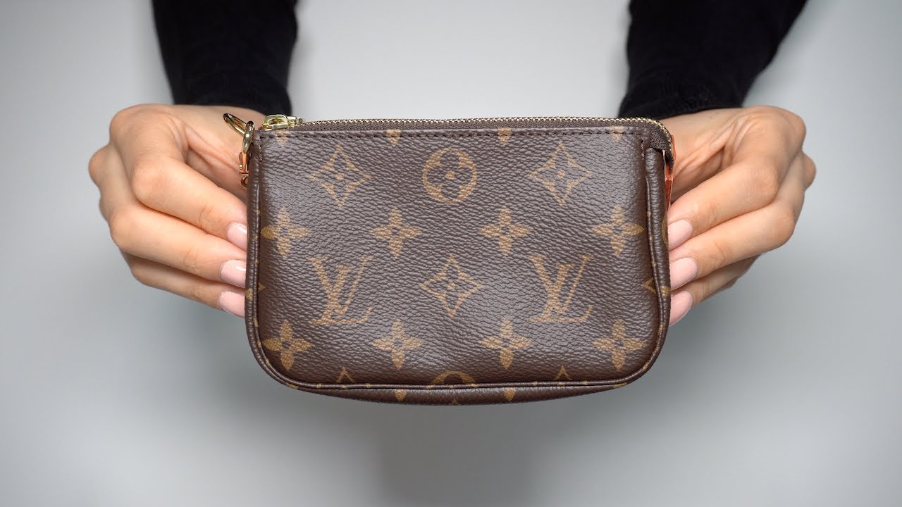 UNBOXING LOUIS VUITTON MINI POCHETTE - LV MONOGRAM CANVAS GOLD TONE HARDWARE