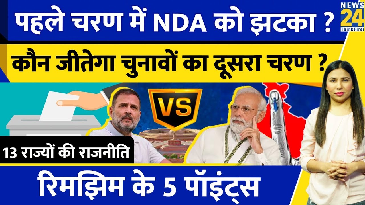 Election 2024 India : Congress Vs BJP | Second Phase Voting में कौन भारी ?  Rimjhim Ke 5 Points