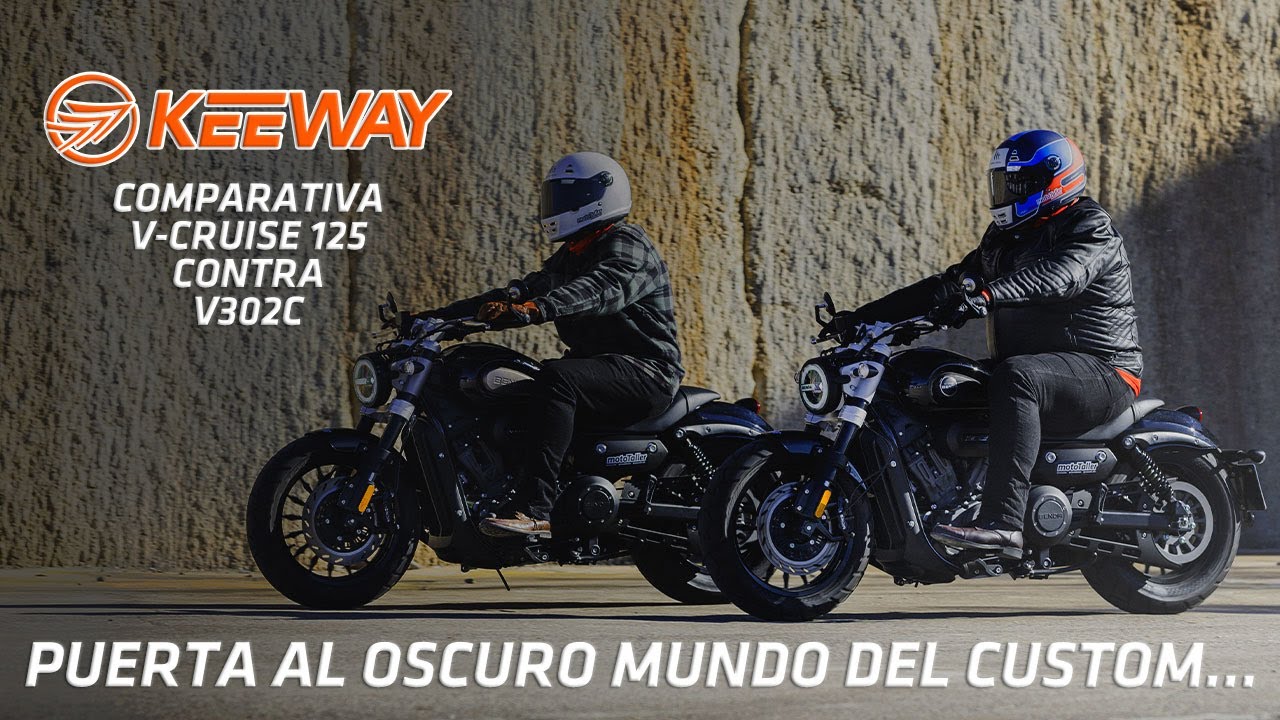 Dos chicas muy oscuras que te volverán loco… ¡Comparativa Keeway V-Cruise!
