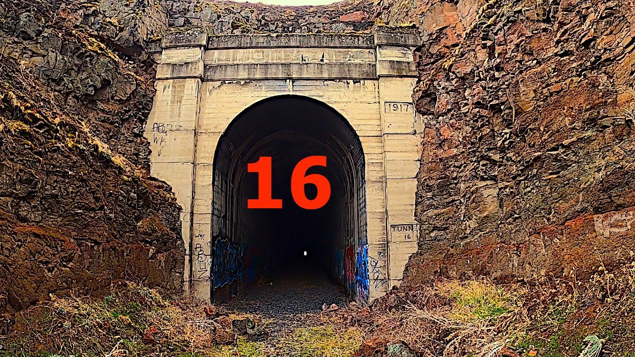 ABANDONED TRAIN TUNNEL 16 -- DEVILS CANYON EXPLORE & HIKE