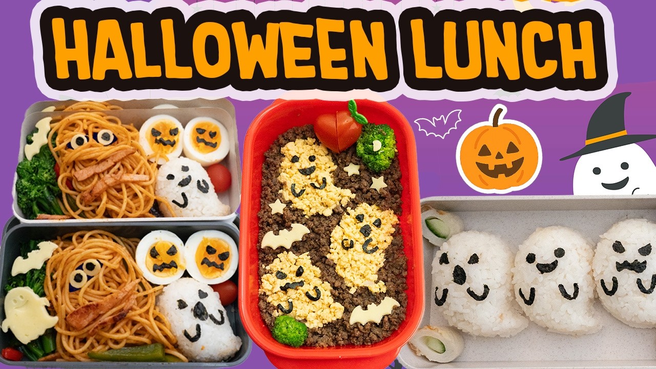Spooky Bento Box 👻 Easy Halloween Lunch Ideas