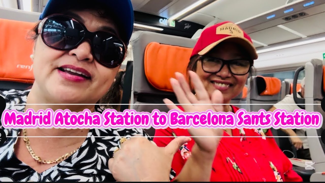 MADRID ATOCHA TRAIN STATION TO BARCELONA SANTS STATION