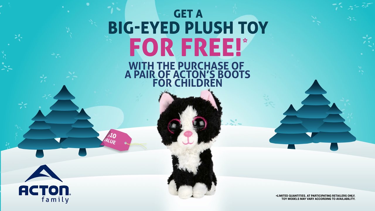 Get a Big-Eyed Plush Toy for Free!